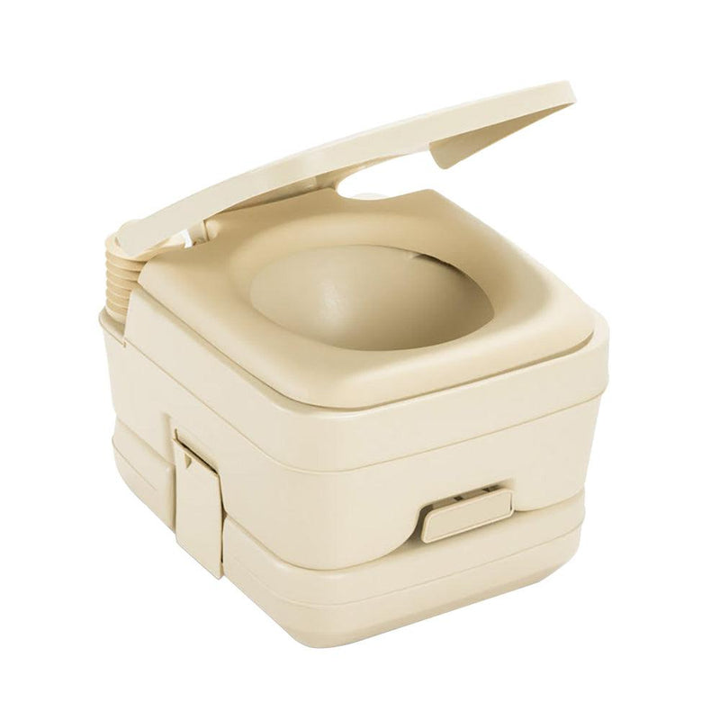 Dometic 964 Portable Toilet w/Mounting Brackets - 2.5 Gallon - Parchment [311096402] - Wholesaler Elite LLC