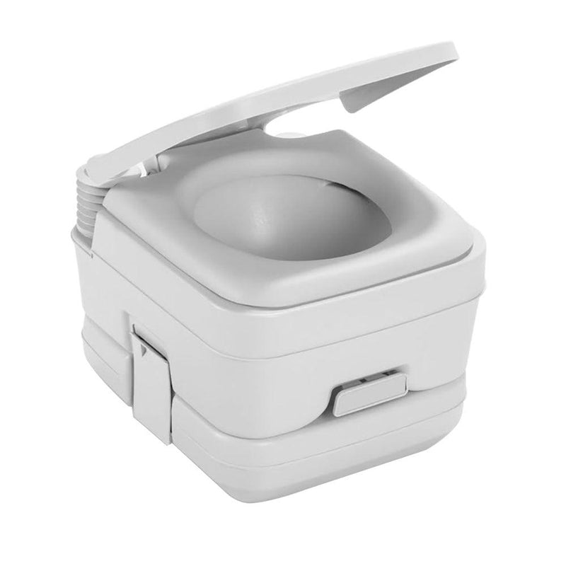 Dometic 964 MSD Portable Toilet w/Mounting Brackets - 2.5 Gallon - Platinum [311196406] - Wholesaler Elite LLC