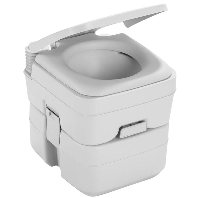 Dometic 965 MSD Portable Toilet w/Mounting Brackets - 5 Gallon - Platinum [311196506] - Wholesaler Elite LLC