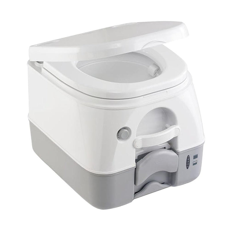 Dometic 974 MSD Portable Toilet w/Mounting Brackets - 2.6 Gallon - Grey [301197406] - Wholesaler Elite LLC