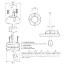 Scanstrut DS21A-P cable seal alternate view