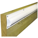 Dock Edge standard D white PVC profile 16 foot roll