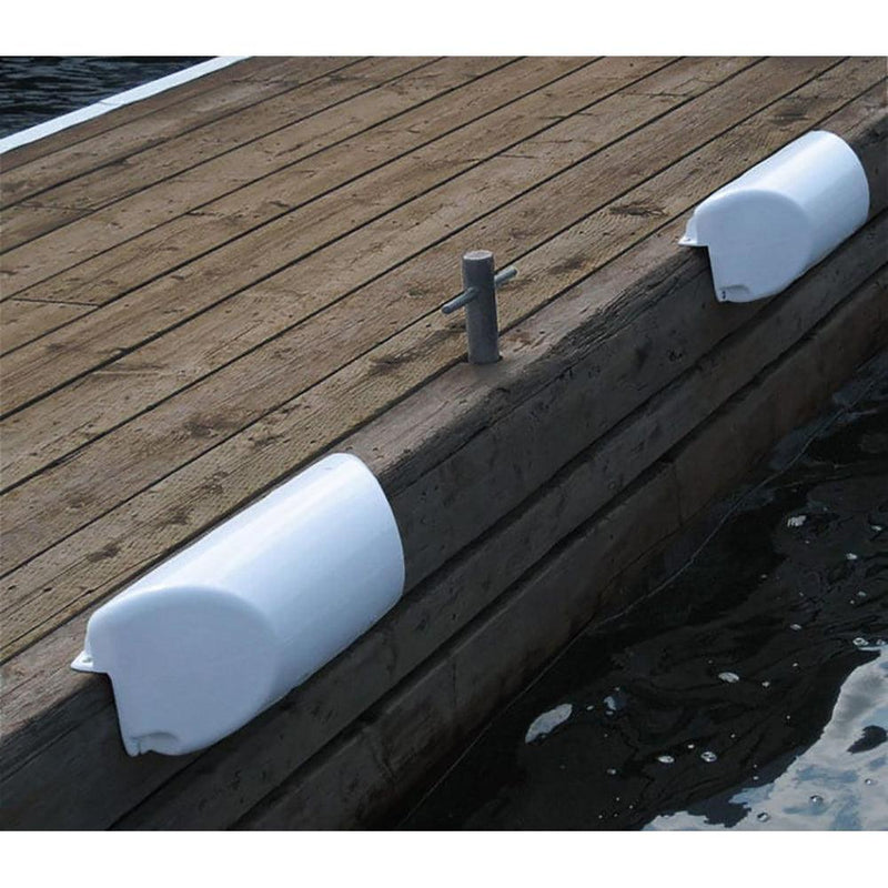 Dock Edge Dolphin Dockside Bumper 7" x 16" Straight - White [1060-W-F] - Wholesaler Elite LLC