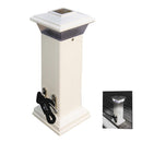Dock Edge Cleatlite solar dock light with 12 inch mooring cleat