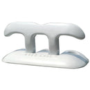 Dock Edge 8 inch white flip up dock cleat