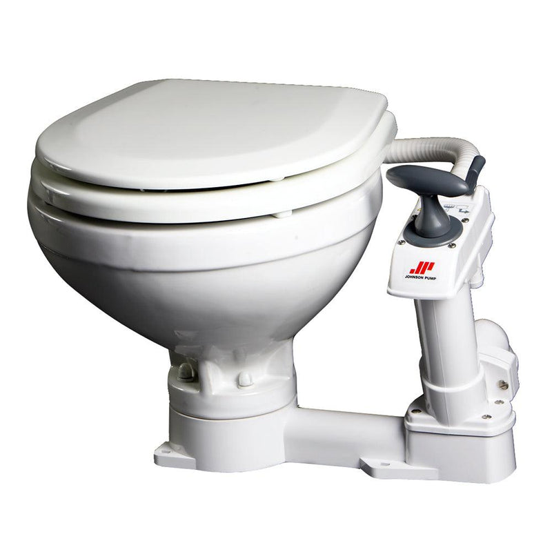 Johnson Pump Compact Manual Toilet [80-47229-01] - Wholesaler Elite LLC