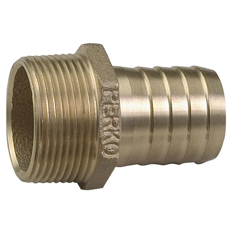 Perko 1-1/4" Pipe to Hose Adapter Straight Bronze MADE IN THE USA [0076DP7PLB] - Wholesaler Elite LLC