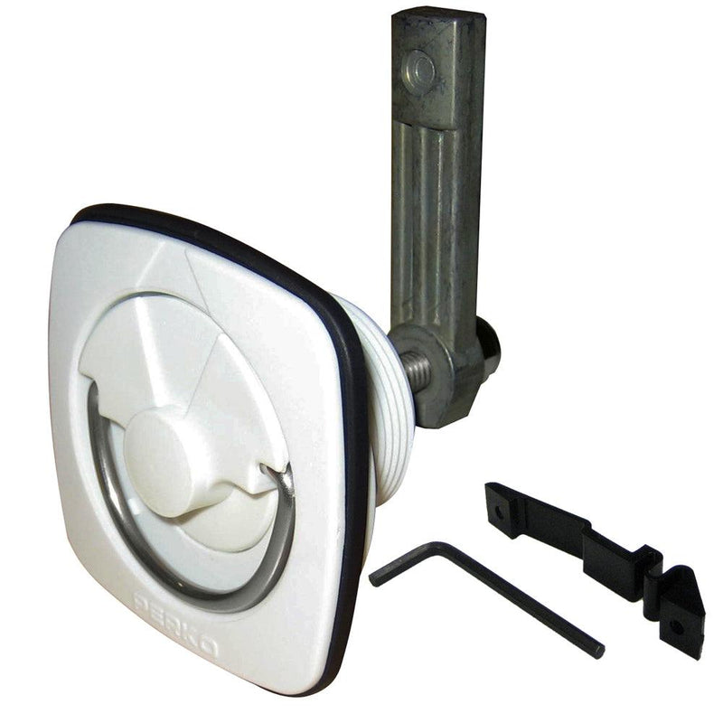 Perko Flush Latch - White [1082DP3WHT] - Wholesaler Elite LLC