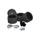 C.E. Smith Ribbed Roller Replacement Kit - 4 Pack - Black [29210] - Wholesaler Elite LLC