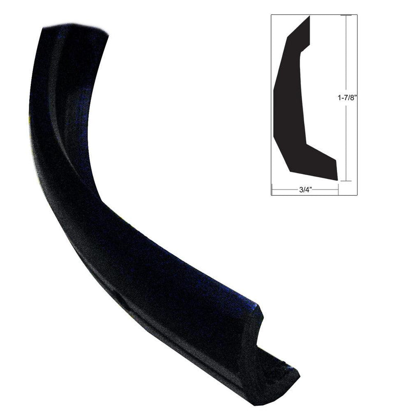 TACO Semi-Rigid Rub Rail Kit - Black w/No Insert - 30' [V11-4135BKA30-3] - Wholesaler Elite LLC