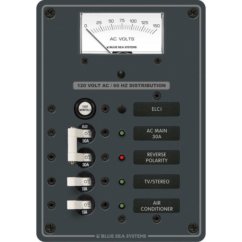 Blue Sea 8102 ELCI GFCI Panel AC 2 Position [8102] - Wholesaler Elite LLC