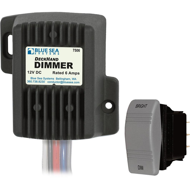 Blue Sea 7506 DeckHand Dimmer - 6 Amp/12V [7506] - Wholesaler Elite LLC