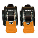 CargoBuckle Mini G3 Retractable Ratchet Tie-Down - 1" x 72" Pair [F103745] - Wholesaler Elite LLC