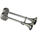Schmitt Marine Deluxe All-Stainless Dual Trumpet Horn - 24V [12428] - Wholesaler Elite LLC