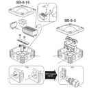Scanstrut SB-8-5 Junction Box [SB-8-5] - Wholesaler Elite LLC
