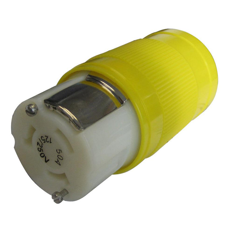 Marinco 50A 125/250V Locking Connector [6364CRN] - Wholesaler Elite LLC