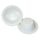Poly-Planar 8-1/2" Speaker Back Cover - White [SBC-2] - Wholesaler Elite LLC