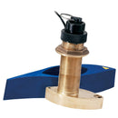 Garmin B744VL long stem bronze thru-hull triducer