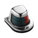 Attwood 1-Mile Deck Mount, Bi-Color Red/Green Combo Sidelight - 12V - Stainless Steel Housing [66318-7] - Wholesaler Elite LLC