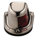 Attwood 1-Mile Deck Mount, Red Sidelight - 12V - Stainless Steel Housing [66319R7] - Wholesaler Elite LLC
