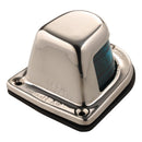 Attwood 1-Mile Deck Mount, Green Sidelight - 12V - Stainless Steel Housing [66319G7] - Wholesaler Elite LLC