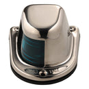 Attwood 1-Mile Deck Mount, Green Sidelight - 12V - Stainless Steel Housing [66319G7] - Wholesaler Elite LLC