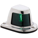Attwood 1-Mile Deck Mount, Green Sidelight - 12V - Stainless Steel Housing [66319G7] - Wholesaler Elite LLC