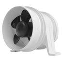 Attwood Turbo 4000 Series II Water-Resistant, In-Line Blower - 12V - White [1749-4] - Wholesaler Elite LLC