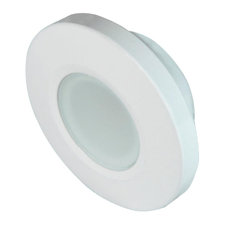 Lumitec Orbit - Flush Mount Down Light - White Finish - 4-Color Blue/Red/Purple/White Non Dimming [112520] - Wholesaler Elite LLC