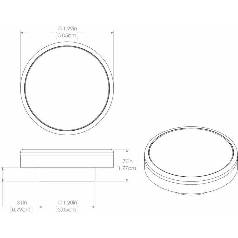 Lumitec Halo - Flush Mount Down Light - White Finish - White Non-Dimming [112823] - Wholesaler Elite LLC