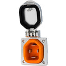 SmartPlug 50 amp stainless male inlet with cover