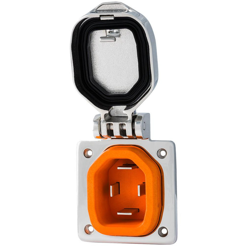 SmartPlug 50 AMP Male Inlet Cover - Stainless Steel [BM50S] - Wholesaler Elite LLC