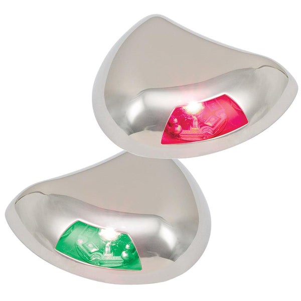 Perko Stealth Series LED Side Lights - Horizontal Mount - Red/Green [0616DP2STS] - Wholesaler Elite LLC
