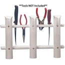 TACO 3-rod white poly rod rack
