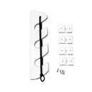 TACO 3-Rod Poly Bungee Rod Holder Rack - White [P03-133W] - Wholesaler Elite LLC