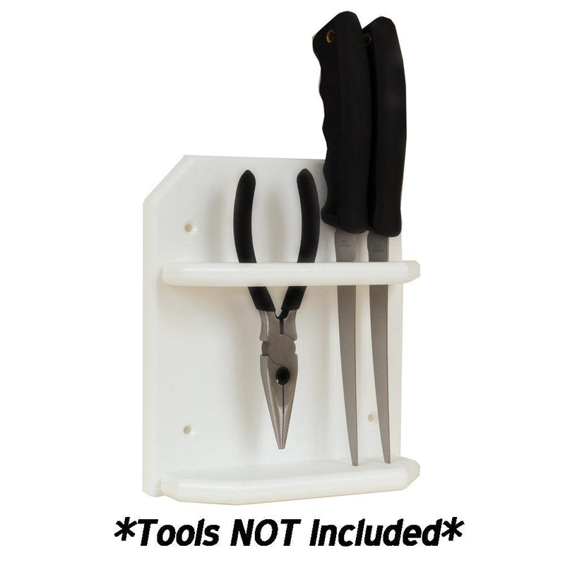 TACO Poly Knife & Plier Holder - White [P01-1000W] - Wholesaler Elite LLC