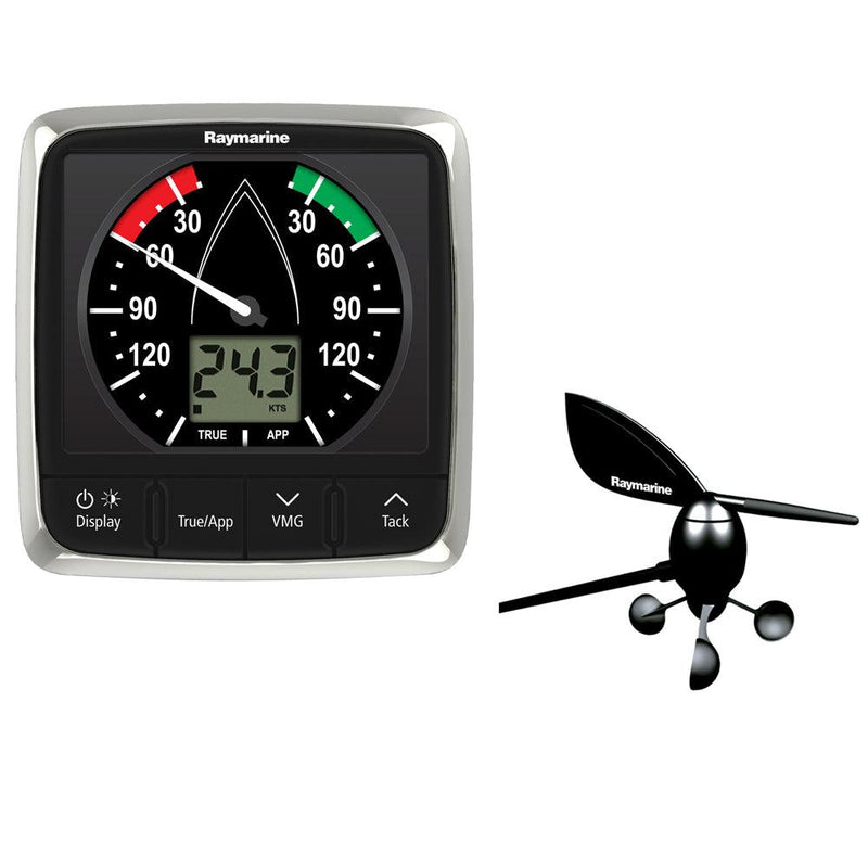 Raymarine i60 Wind Display System w/Masthead Wind Vane Transducer [E70150] - Wholesaler Elite LLC