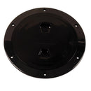 Beckson 6" Smooth Center Screw-Out Deck Plate - Black [DP60-B] - Wholesaler Elite LLC