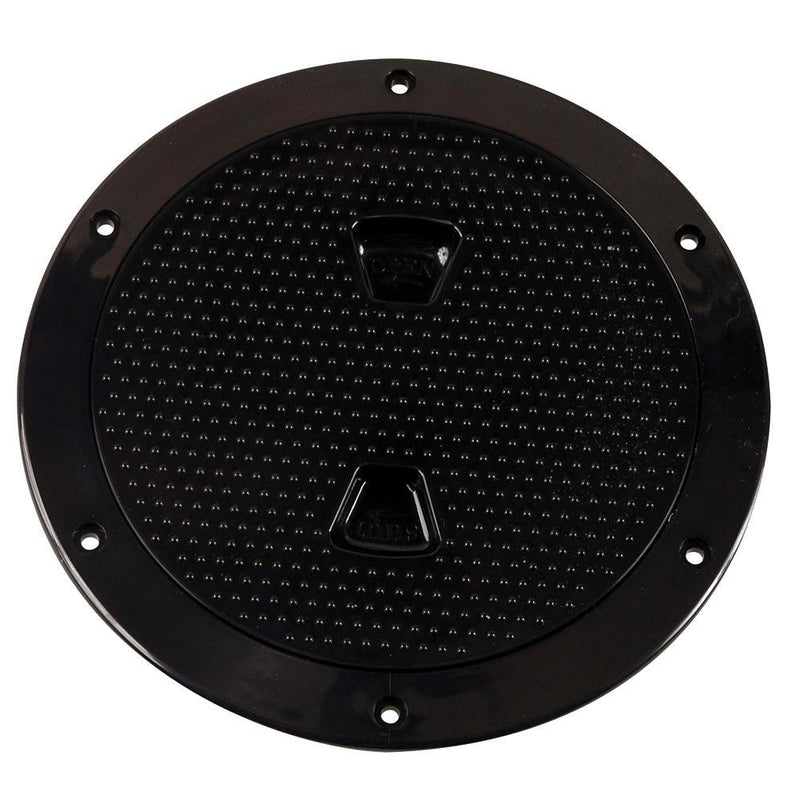 Beckson 6" Non-Skid Screw-Out Deck Plate - Black [DP62-B] - Wholesaler Elite LLC