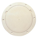 Beckson 8 inch beige non-skid pry-out deck plate