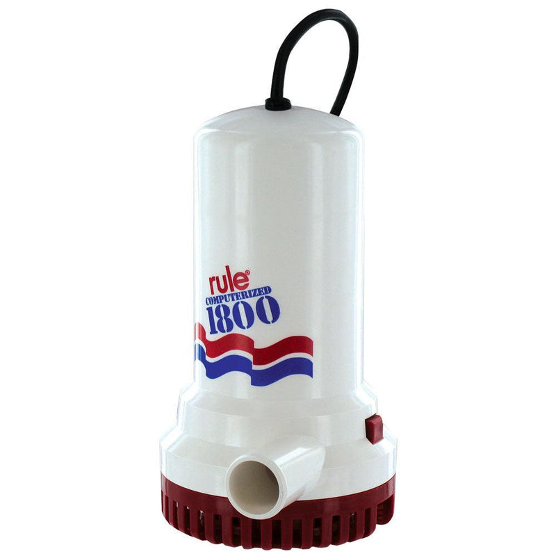 Rule 1800 Sump/Utility Pump w/8' Cord - 110V Automatic [A53S] - Wholesaler Elite LLC