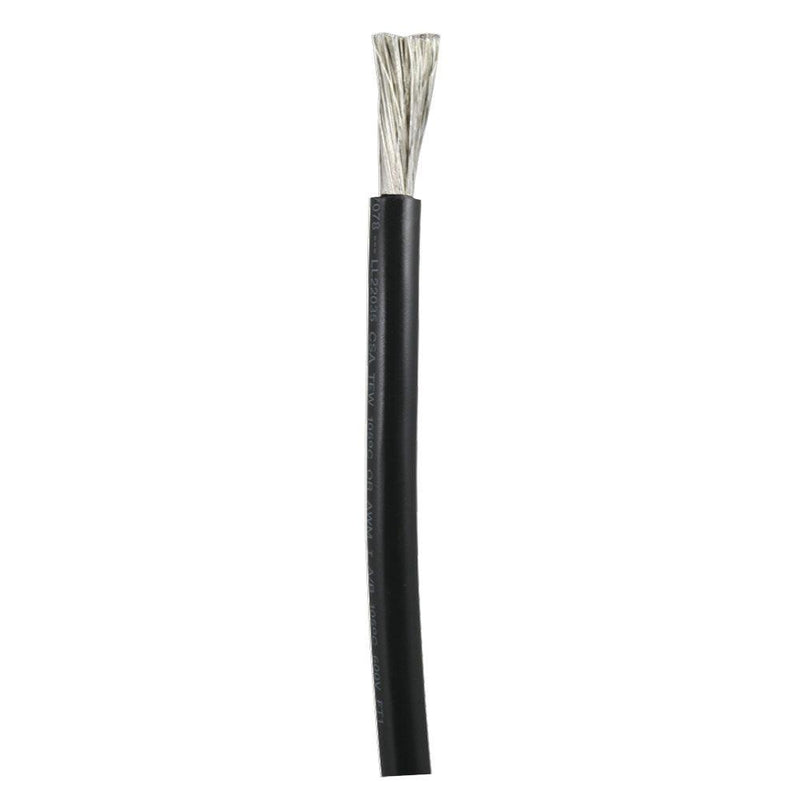Ancor Black 1/0 AWG Battery Cable - Sold By The Foot [1160-FT] - Wholesaler Elite LLC
