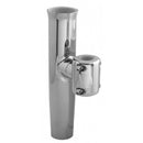 TACO Stainless Steel Clamp-On Adjustable Rod Holder - 1-1/16" & 1-5/16" O.D. (Pipe), 1-1/4" O.D. (Tube) [F16-2623POL-1] - Wholesaler Elite LLC