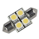 Lunasea Single-Sided 4 LED Festoon - 10-30VDC/0.7W/60 Lumens - Warm White [LLB-202W-21-00] - Wholesaler Elite LLC