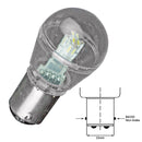 Lunasea Bayonet LED Bulb BA15D - 10-30VDC/1W/75 Lumens - Warm White [LLB-26FW-21-00] - Wholesaler Elite LLC