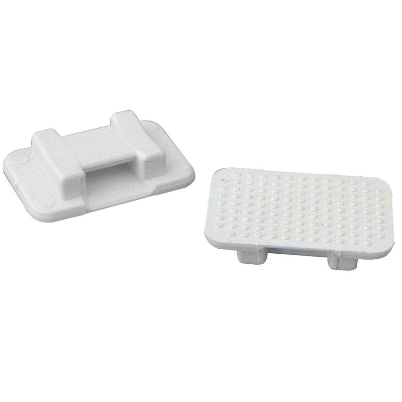 Weld Mount AT-5 Large White Nylon Wire Tie Mount - Qty. 50 [805950] - Wholesaler Elite LLC