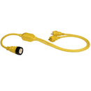 Marinco RY504-2-30 50A Female to 2-30A Male Reverse "Y" Cable [RY504-2-30] - Wholesaler Elite LLC