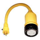 Marinco 115A Pigtail Adapter - 50A Female to 15A Male [115A] - Wholesaler Elite LLC