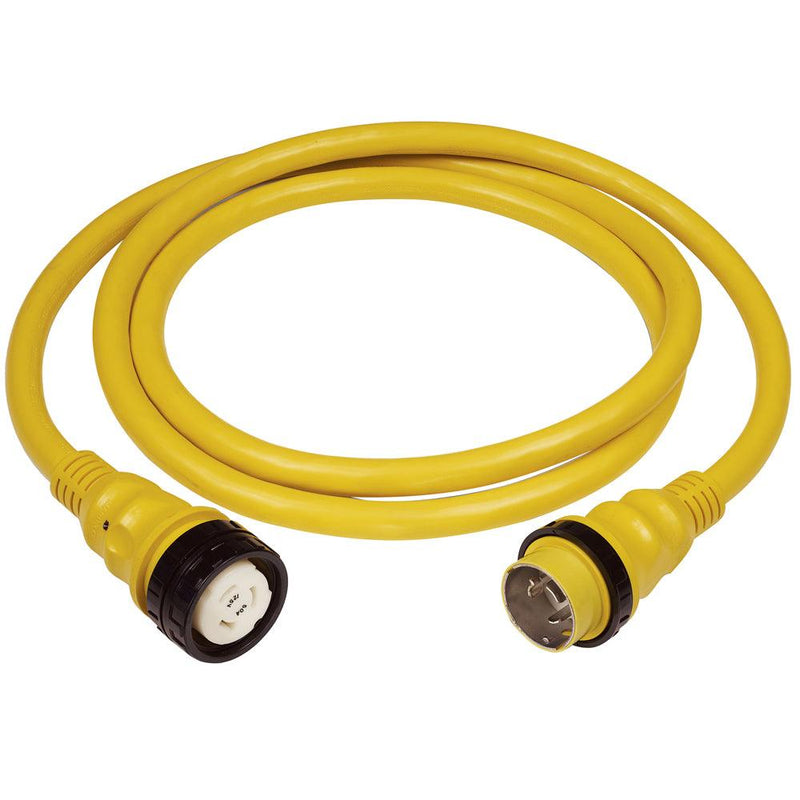 Marinco 50A 125V Shore Power Cable - 50' - Yellow [6153SPP] - Wholesaler Elite LLC
