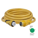 Marinco CS503-25 EEL 50A 125V Shore Power Cordset - 25' - Yellow [CS503-25] - Wholesaler Elite LLC